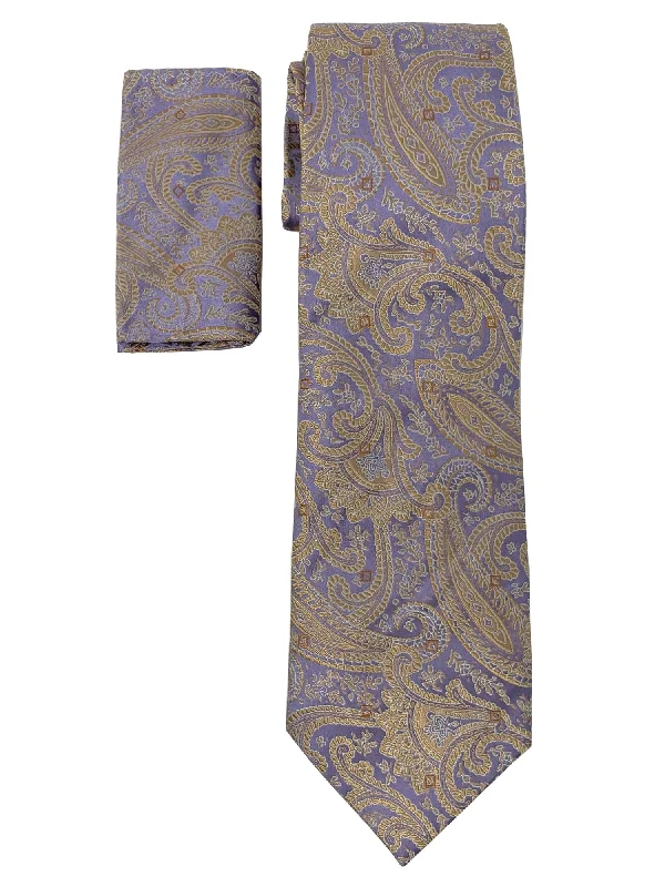 Purple And Brown Paisley