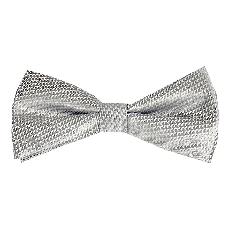 Professional business tie for men-NorthBoys Silver Bow Tie_MBT-1246-6