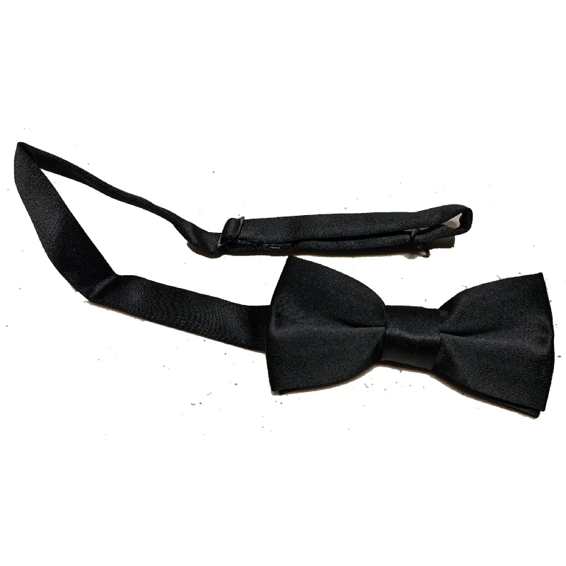 Best men's tie for formal dinners-NorthBoys Boys Solid Bow Tie