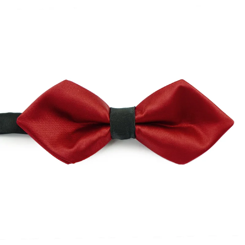 Men's tie for luxury weddings-NorthBoys Red Bow Tie_MDT-2100-31