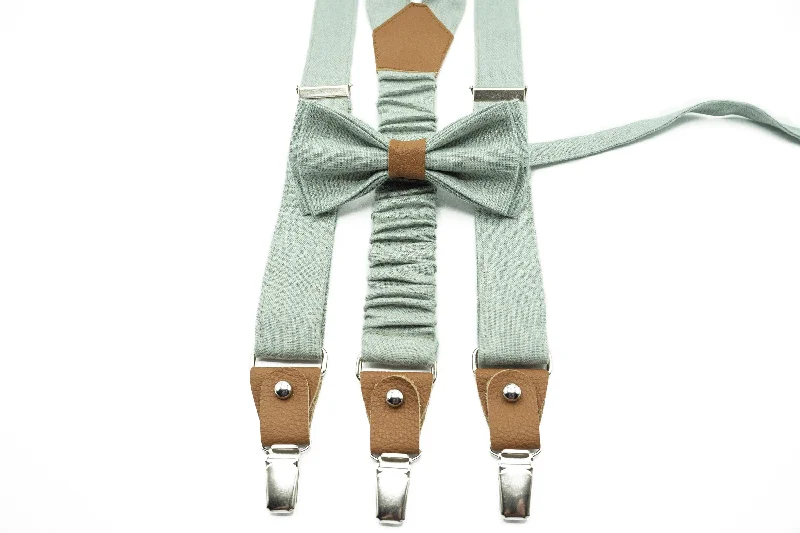 Professional men's tie for presentations-Sage Green Groom and Groomsmen Wedding Ties: Bow Ties, Neckties, Sets & More