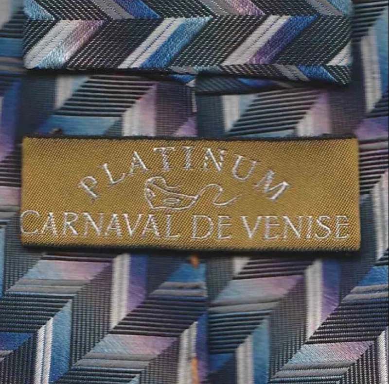 Best men's tie for holiday season events-Vintage Carnaval de Venise tie