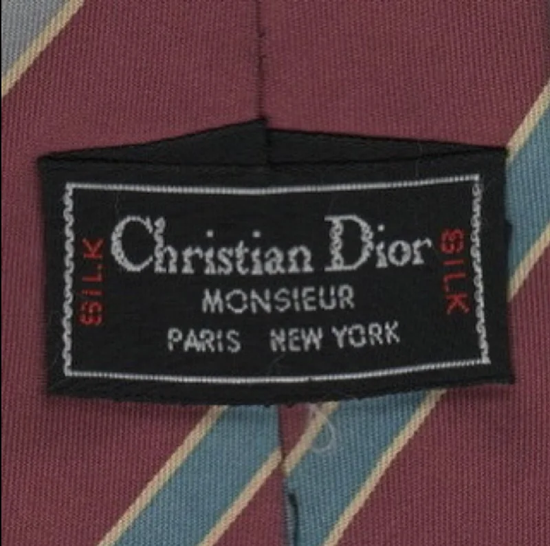 Best men's tie for a black tie dinner-Vintage Christian Dior tie