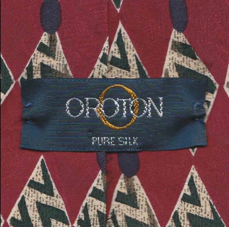 Men's silk tie for black tie occasions-Vintage Oroton tie