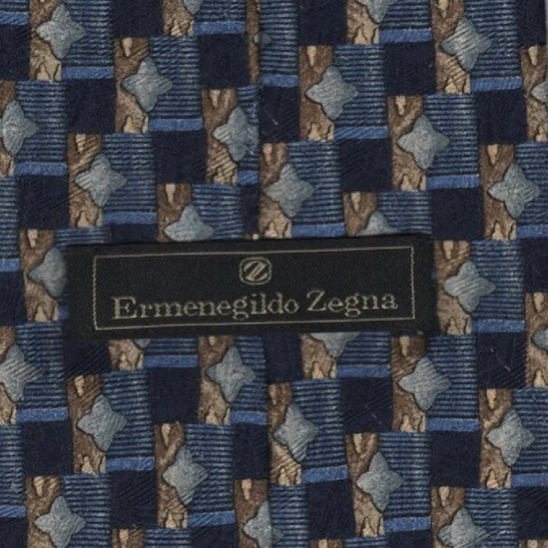 Men's silk tie for black tie occasions-Vintage Zegna tie