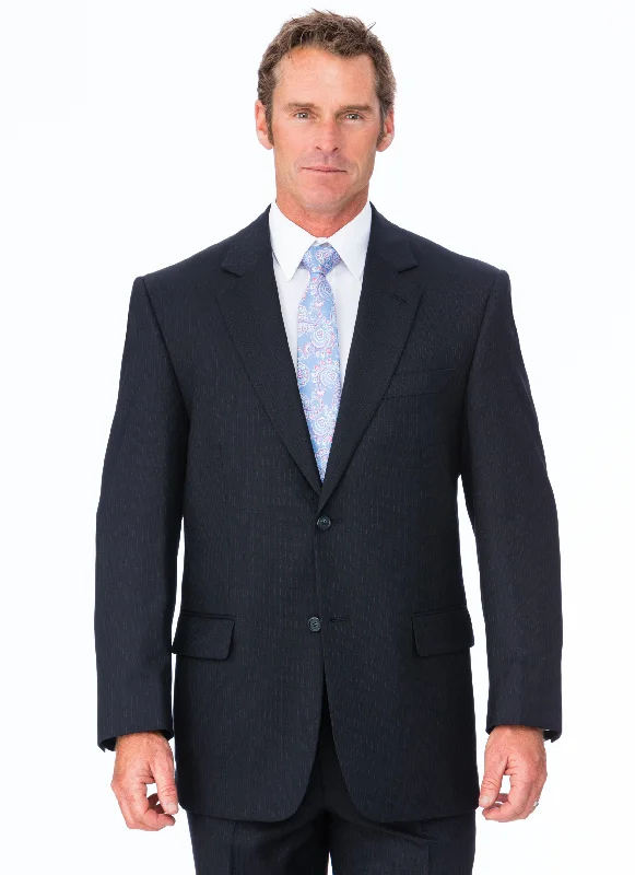 men's wedding tuxedo with vest -BANYAN CLASSIC FIT JACKET - NAVY