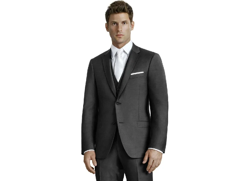 men's dark grey tuxedo jacket -Charcoal Suit Rental