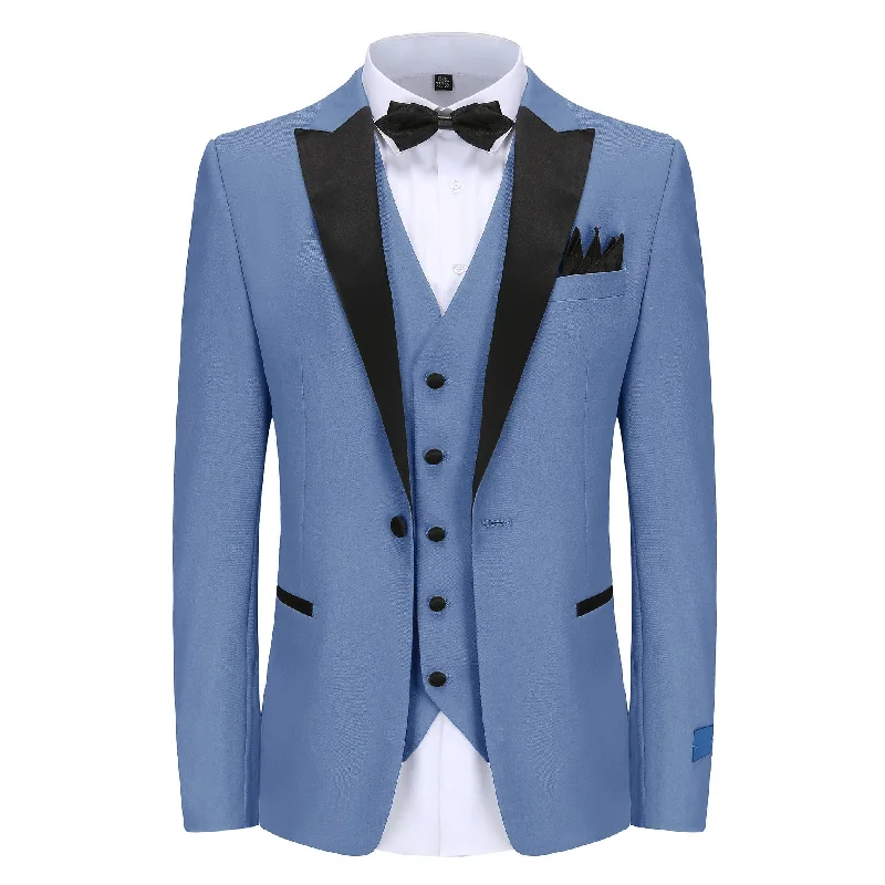 men's wedding tuxedo rental online -GINO VITALE SUIT/TX500/SLATE_BLUE