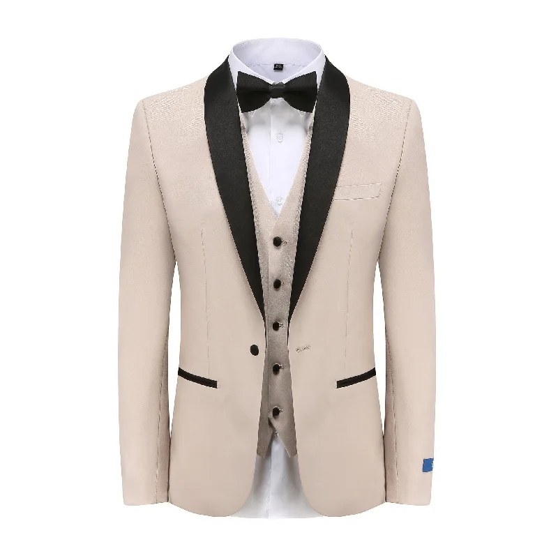 men's navy tuxedo for business -VITALE SUIT/TX300/LT BEIGE