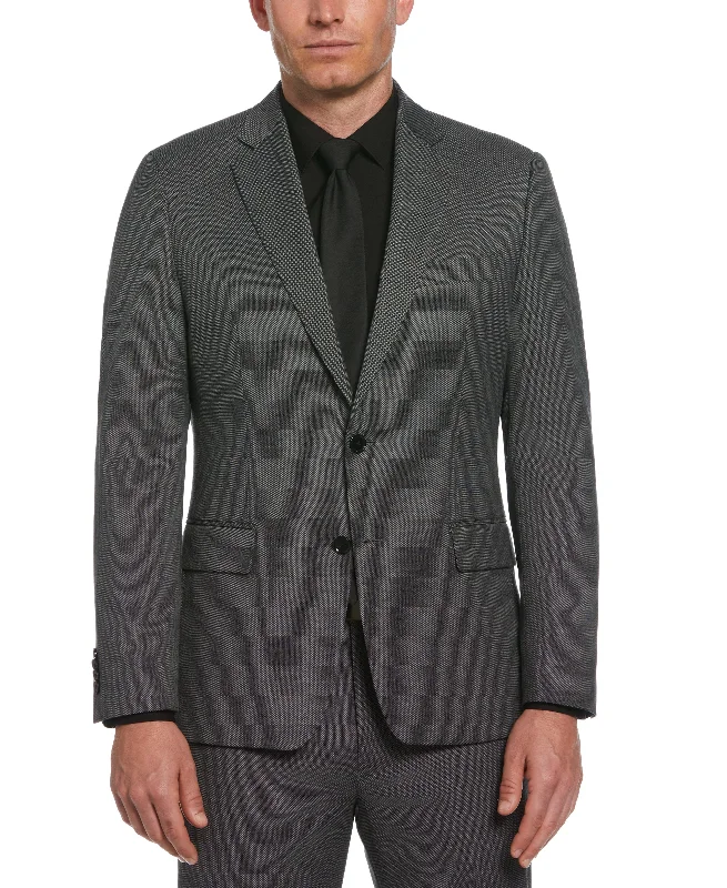 men's wool tuxedo set -Classic Fit Solid Stretch Suit Jacket