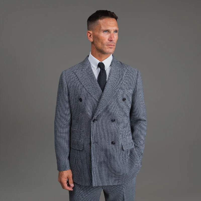 men's elegant grey suits -Ford DB Marzotto Stretch Blazer