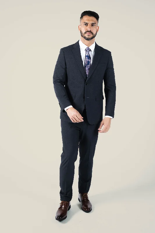 men's beige wedding suit -Mens Charcoal Grey Suit