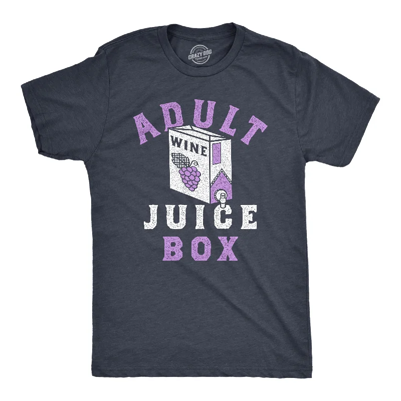 men's trendy casual shirts for men-Adult Juice Box Men's T Shirt