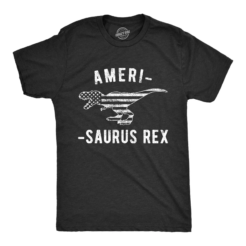 men's shirts with sleek finishes-Amerisaurus Rex Men's T Shirt