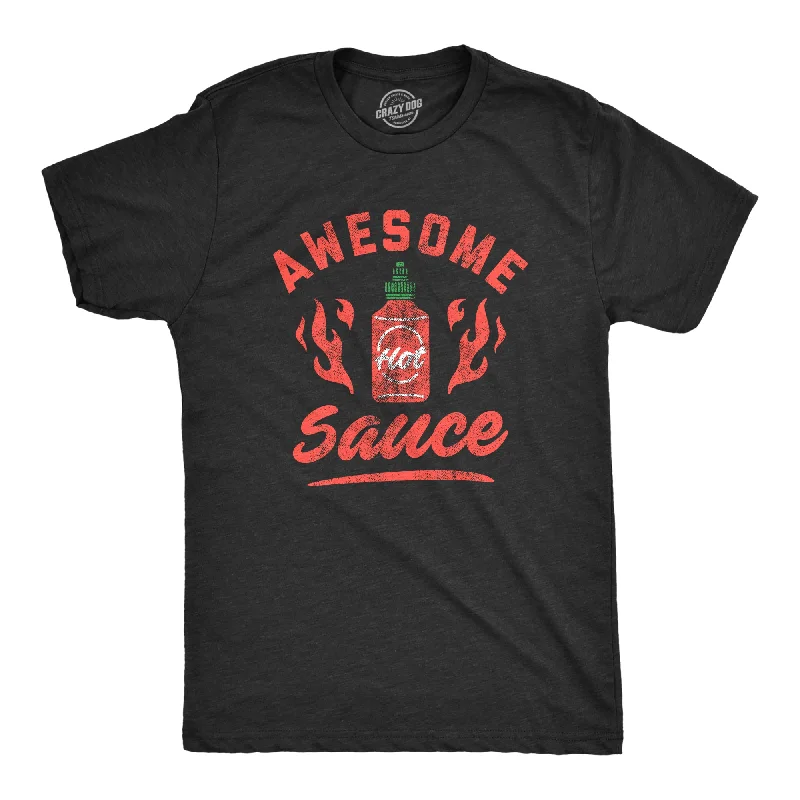 men's light-weight shirts for hot weather-Awesome Sauce Men's T Shirt