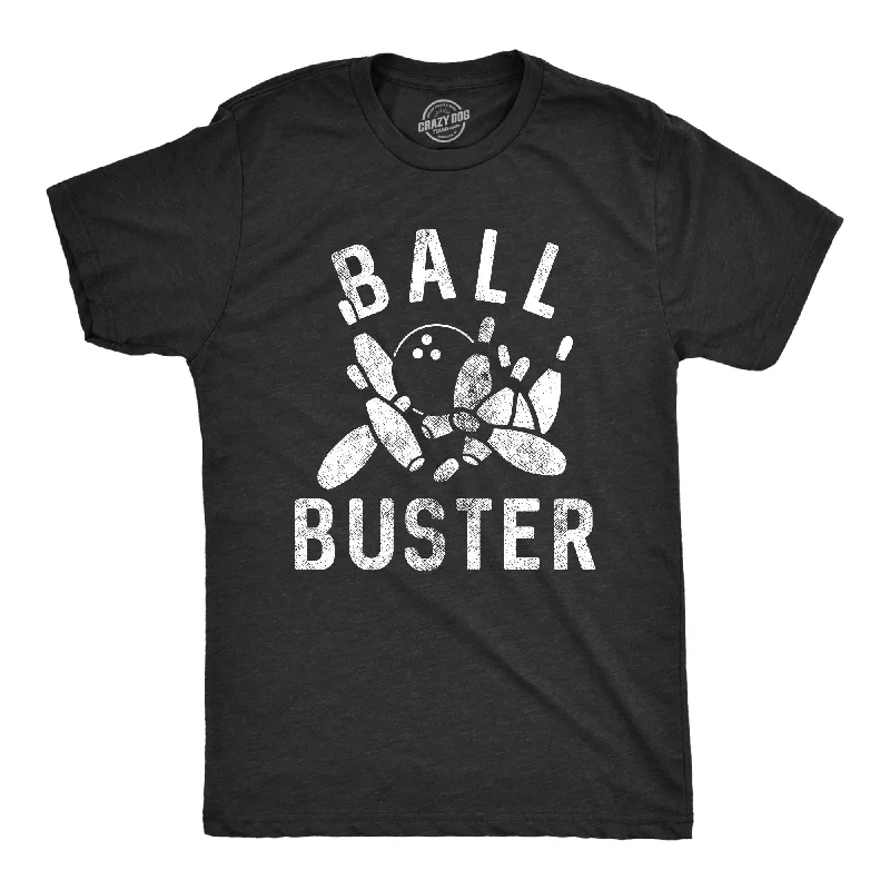 men's luxury dress shirts-Ball Buster Bowling Men's T Shirt