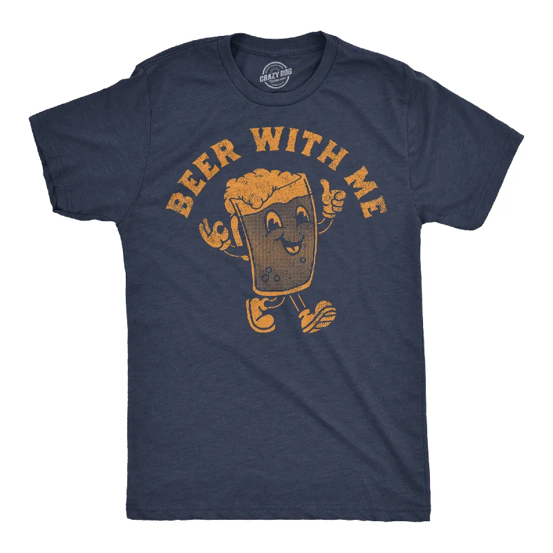 men's shirts for stylish fall outfits-Beer With Me Men's T Shirt