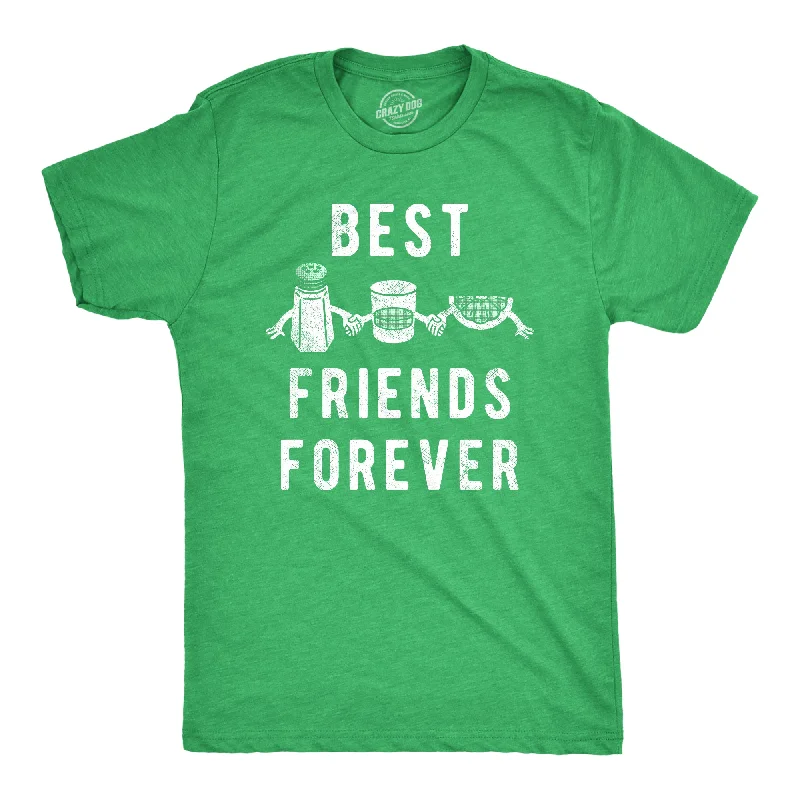 men's shirts with bold patterns-Best Friends Forever Tequila Lime Salt Men's T Shirt