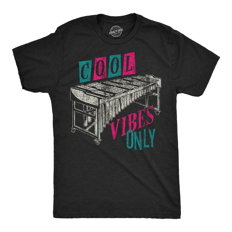 men's comfortable and breathable shirts-Cool Vibes Only Men's T Shirt