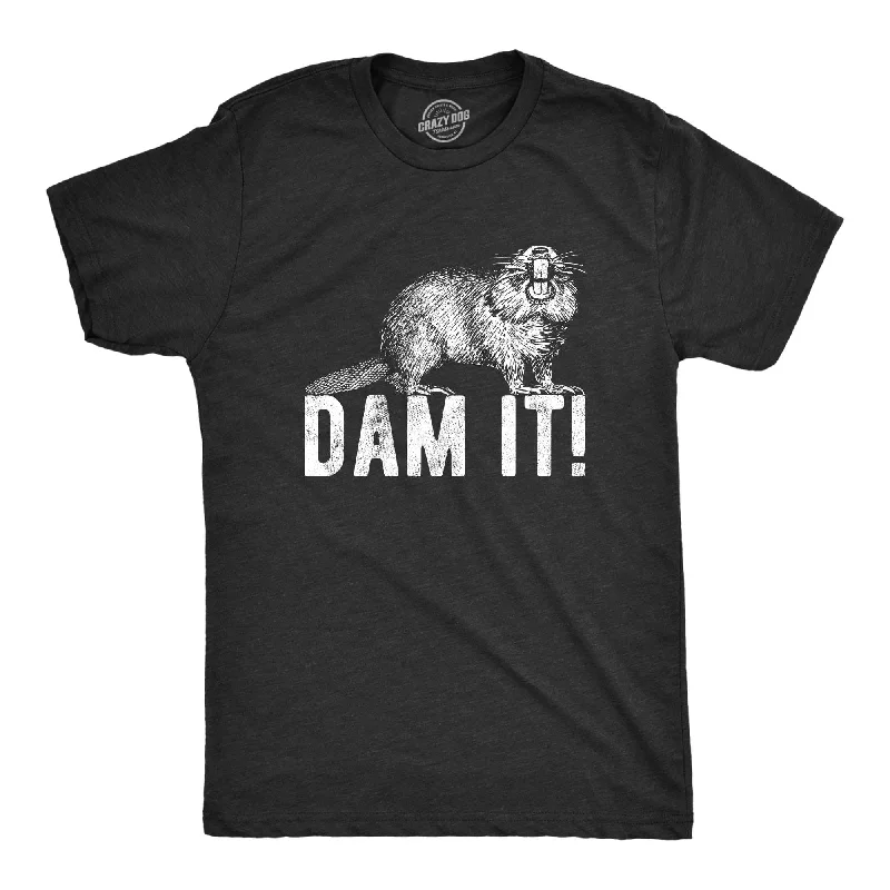 men's shirts for professional wear-Dam It Men's T Shirt