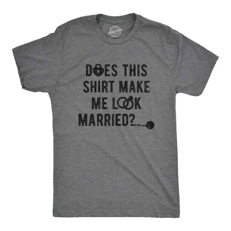 men's fashionable business shirts-Deos This Shirt Make Me Look Married? Men's T Shirt