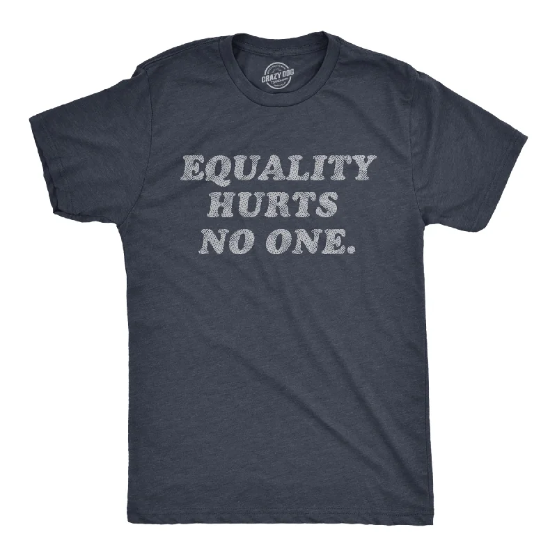 men's modern plaid shirts-Equality Hurts No One Men's T Shirt