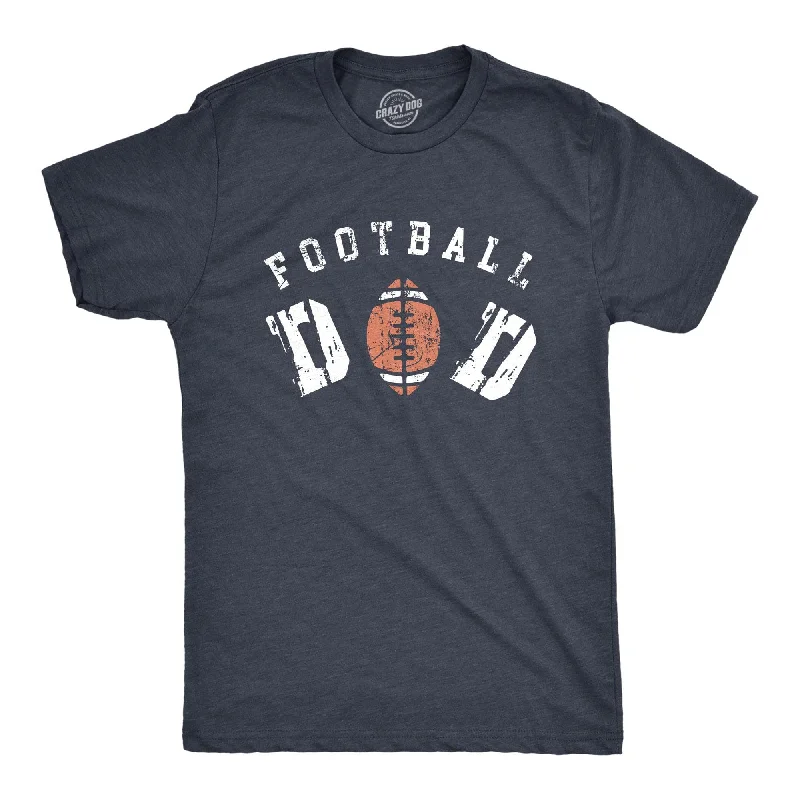 men's light-weight shirts for hot weather-Football Dad Men's T Shirt