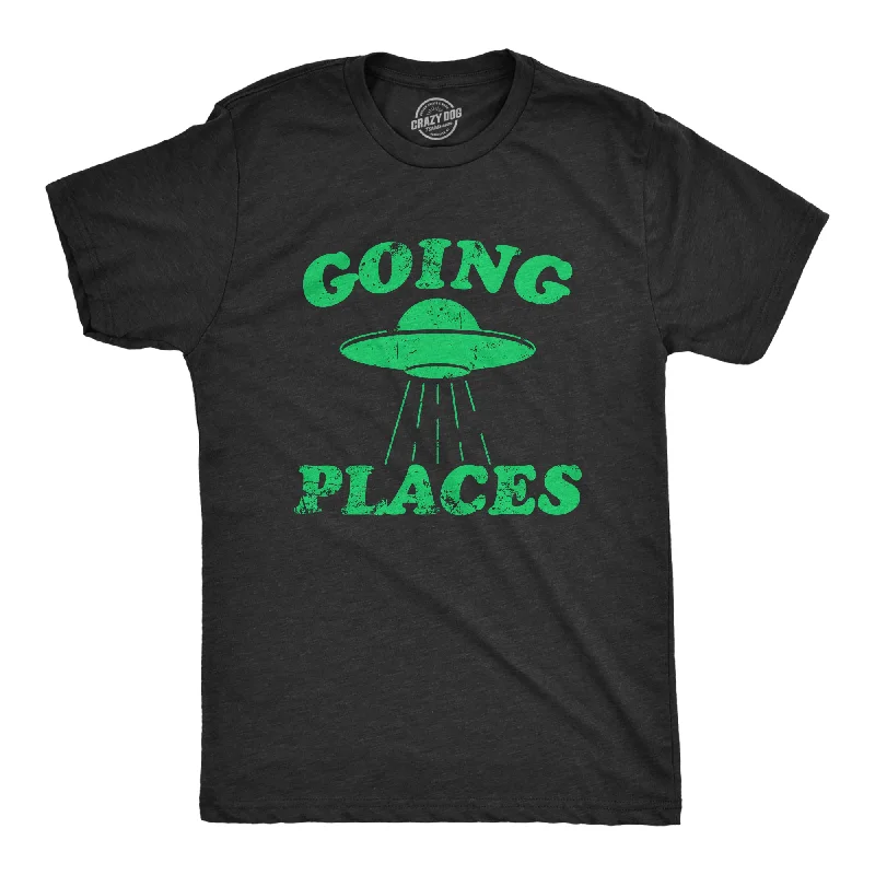 men's shirts for date night casual-Going Places Men's T Shirt