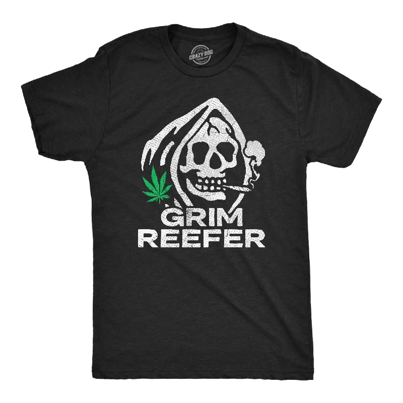 men's classic dress shirts for work-Grim Reefer Men's T Shirt