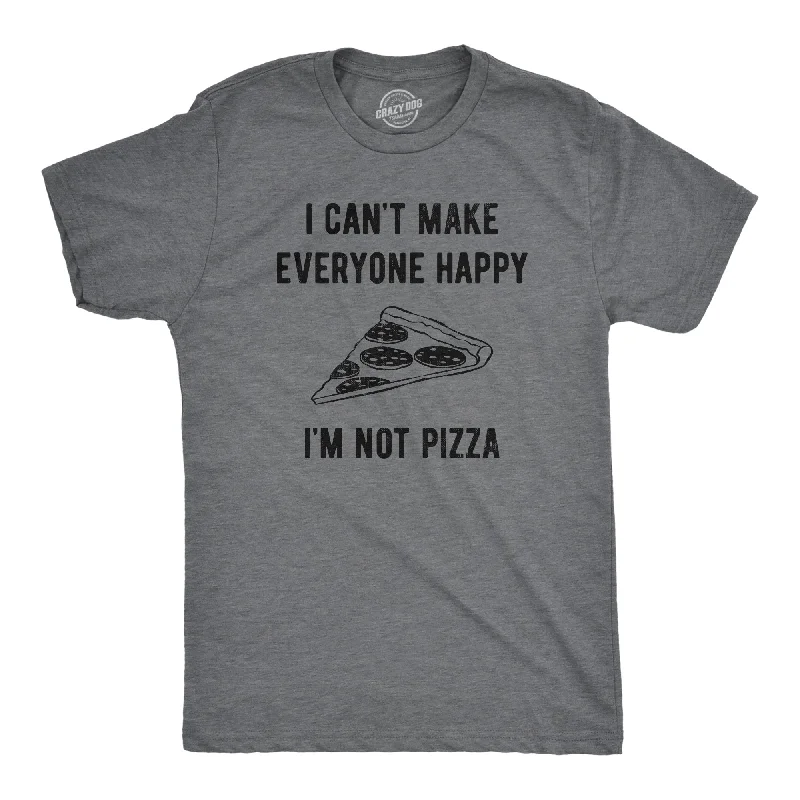 men's long-sleeve casual shirts-I Cant Make Everyone Happy Im Not Pizza Men's T Shirt