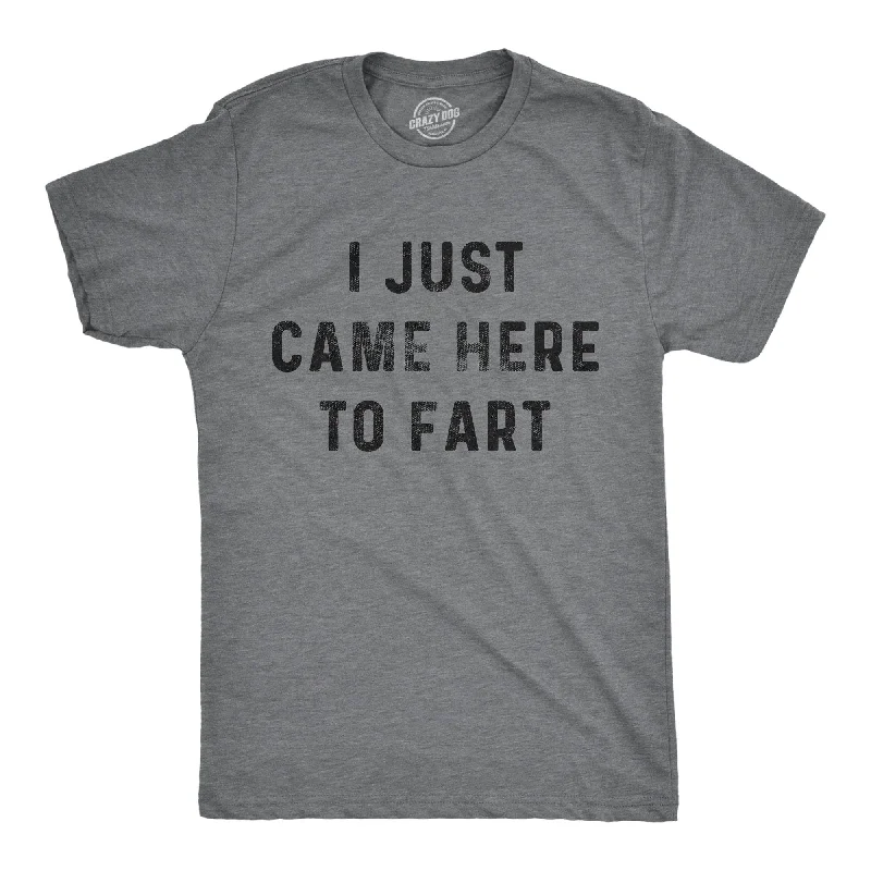 men's shirts for date night casual-I Just Came Here To Fart Men's T Shirt