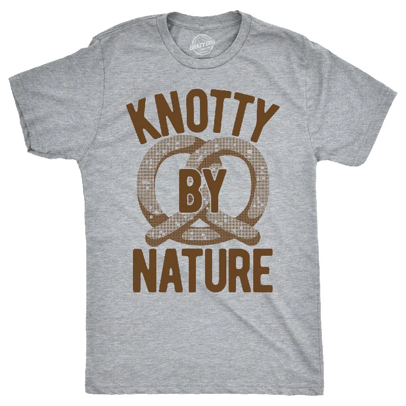 men's shirts for professional attire-Knotty By Nature Men's T Shirt