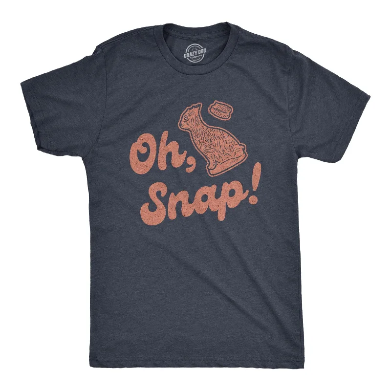 men's classic shirts for daily wear-Oh Snap Easter Men's T Shirt