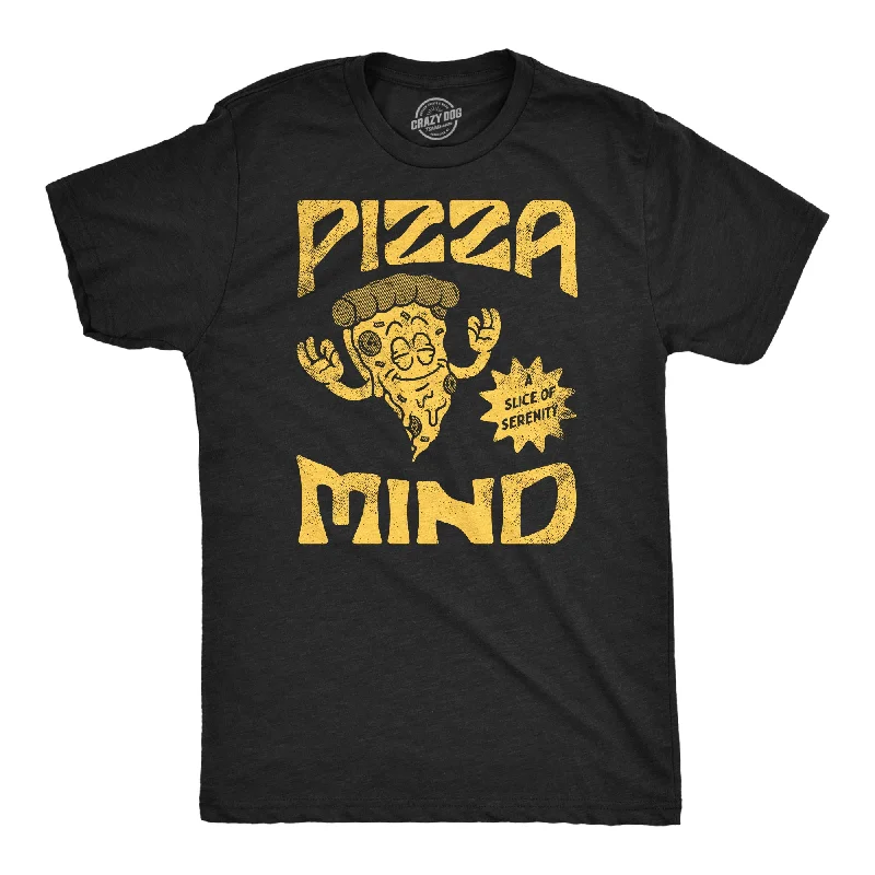 men's high-end dress shirts-Pizza Mind Men's T Shirt