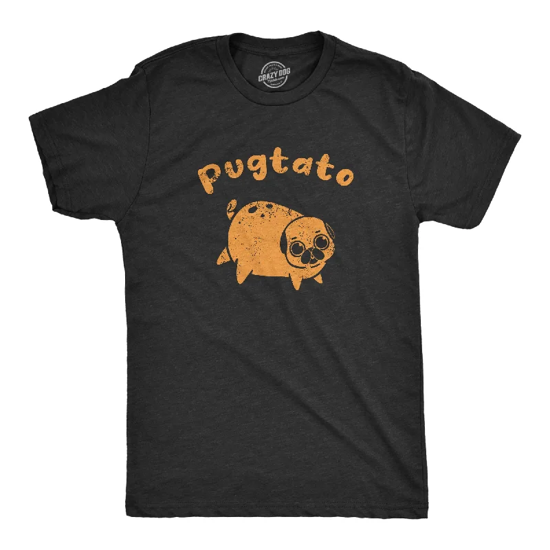 men's stylish short-sleeve shirts-Pugtato Men's T Shirt