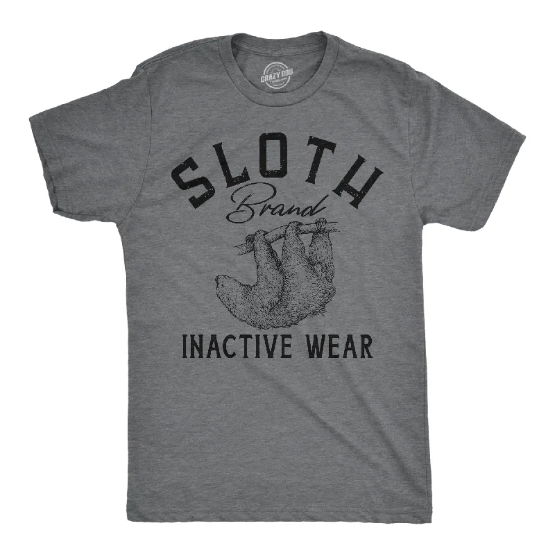 men's retro style shirts-Sloth Brand Inactive Wear Men's T Shirt