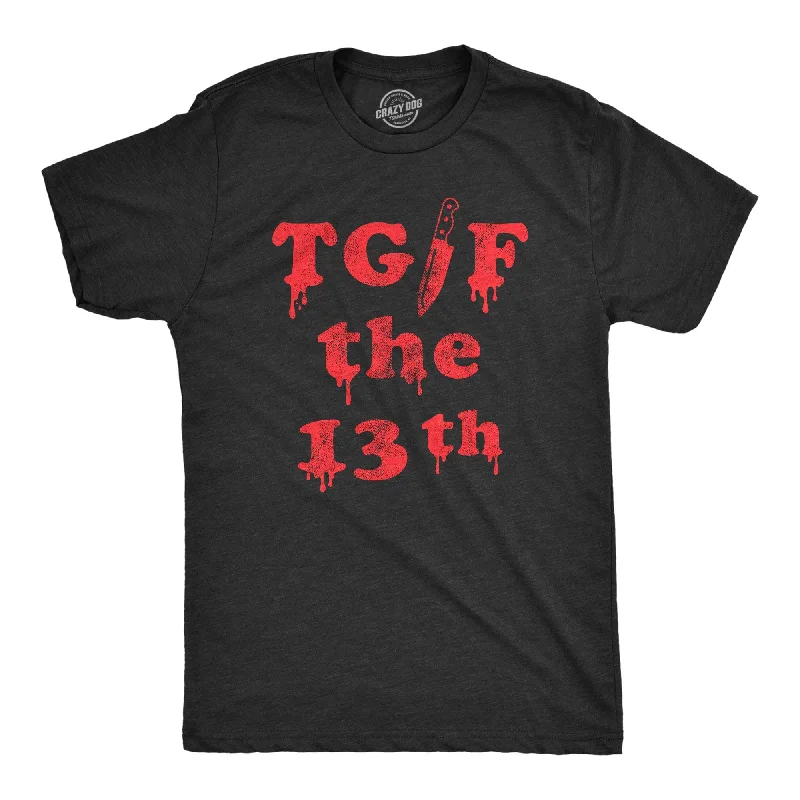 men's bright-colored dress shirts-TGIF the 13th Men's T Shirt