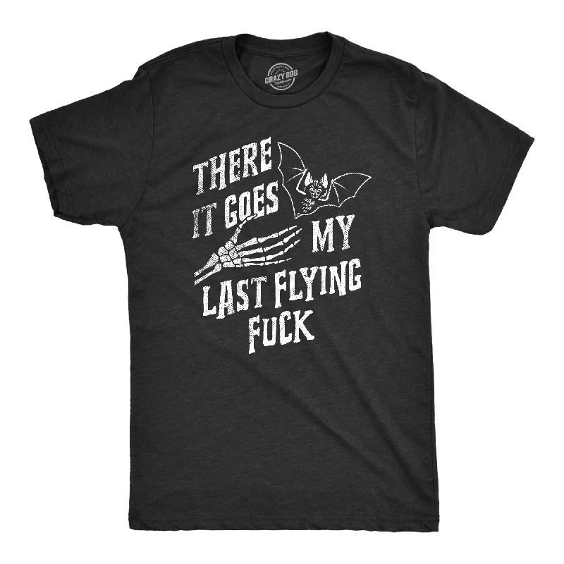 men's easy-care shirts for travel wear-There It Goes My Last Flying Fuck Halloween Men's T Shirt