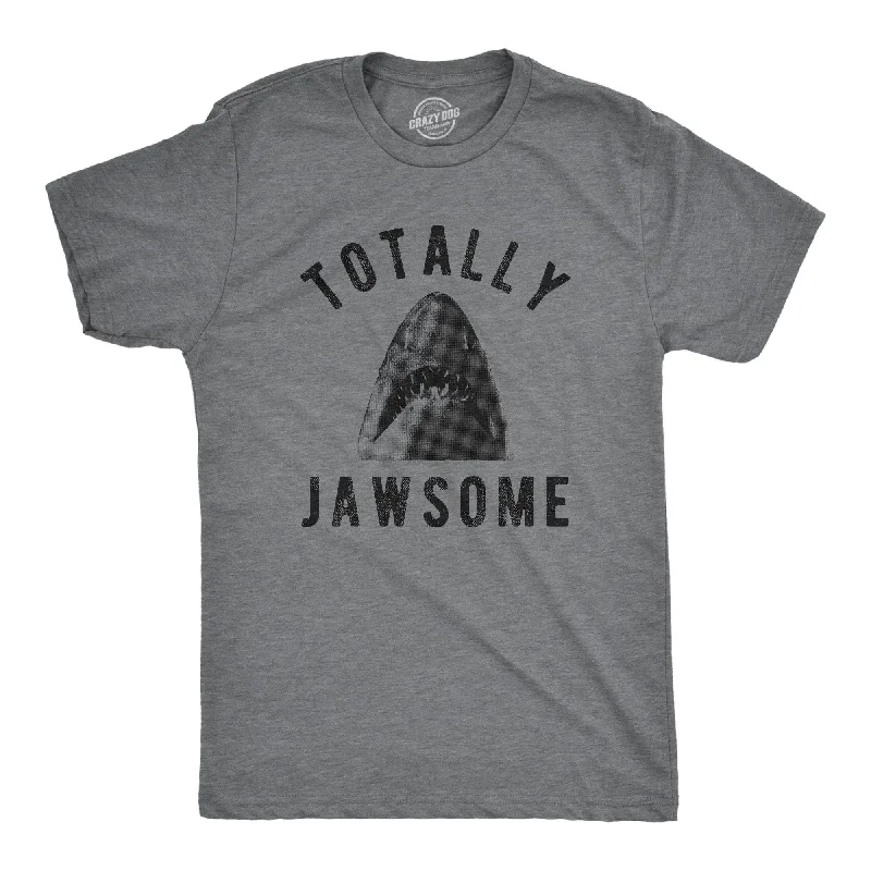 men's vintage-inspired shirts-Totally Jawsome Men's T Shirt