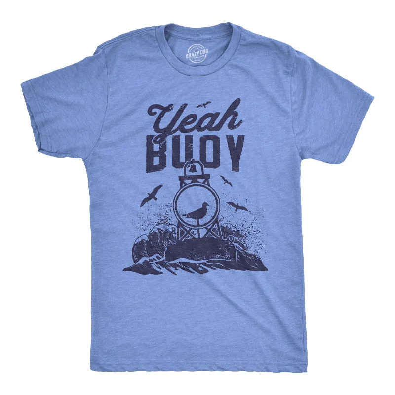 men's premium fitted dress shirts-Yeah Buoy Men's T Shirt